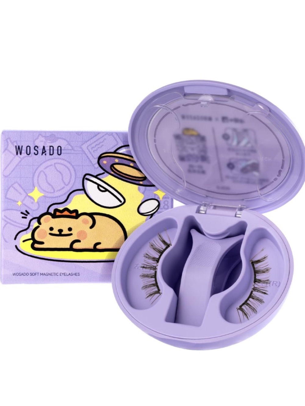 NIB WOSADO×BearisBug Soft Magnetic Eyelashes Kit